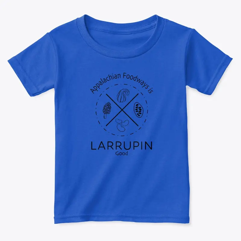 Larrupin Good: Black Logo