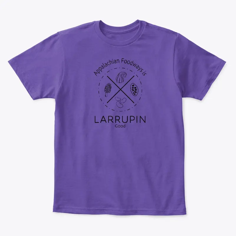 Larrupin Good: Black Logo