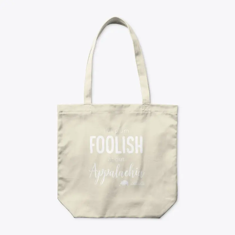 Plum Foolish: White Logo