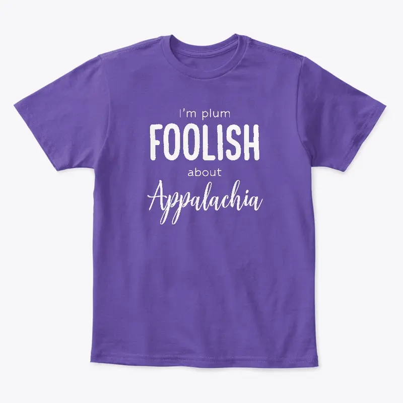 Plum Foolish: White Logo