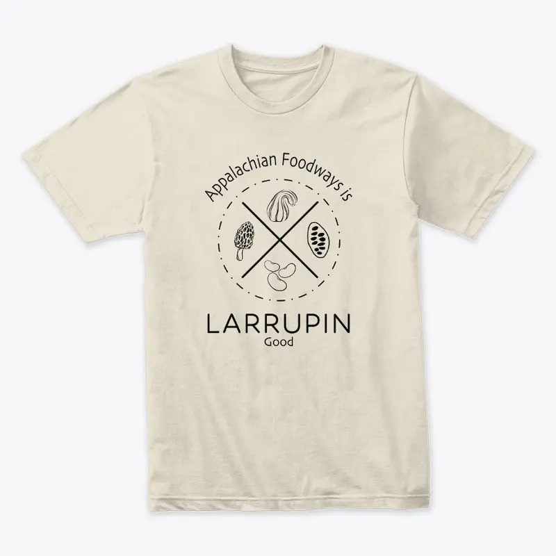 Larrupin Good: Black Logo