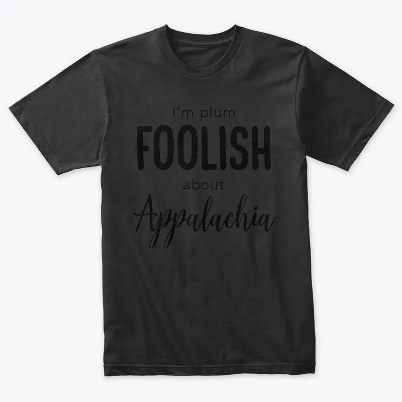 Plum Foolish: Black Logo