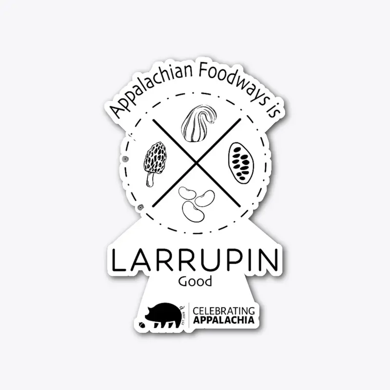 Larrupin Good: Black Logo