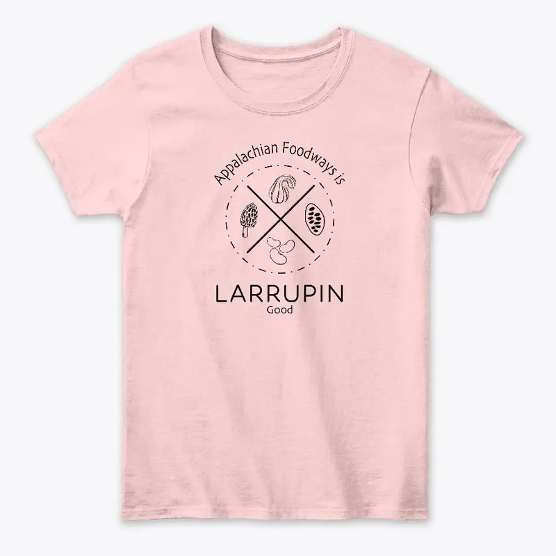 Larrupin Good: Black Logo